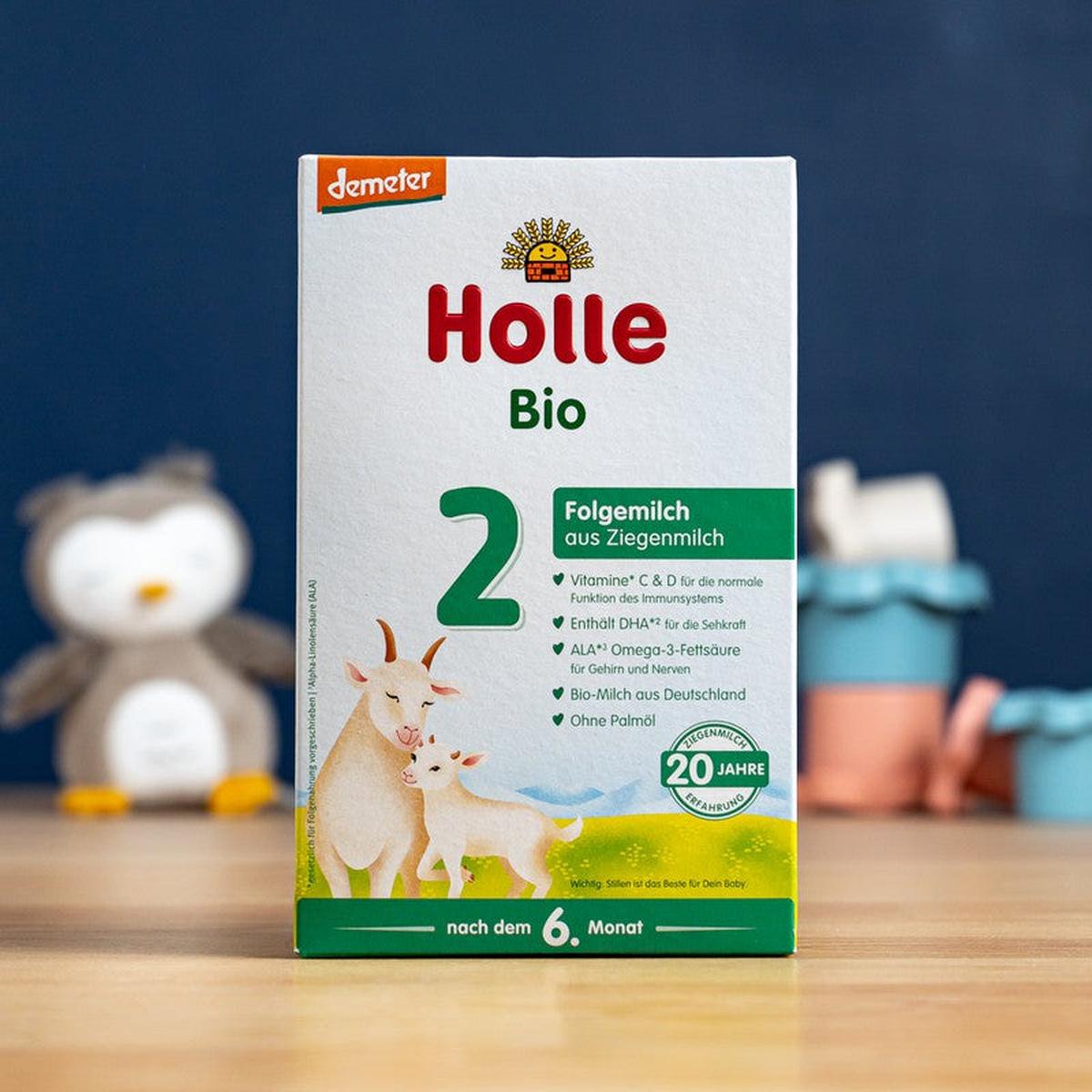 Holle Bio 2 Folgemilch auf Ziegenmilchbasis ab dem 7. Monat