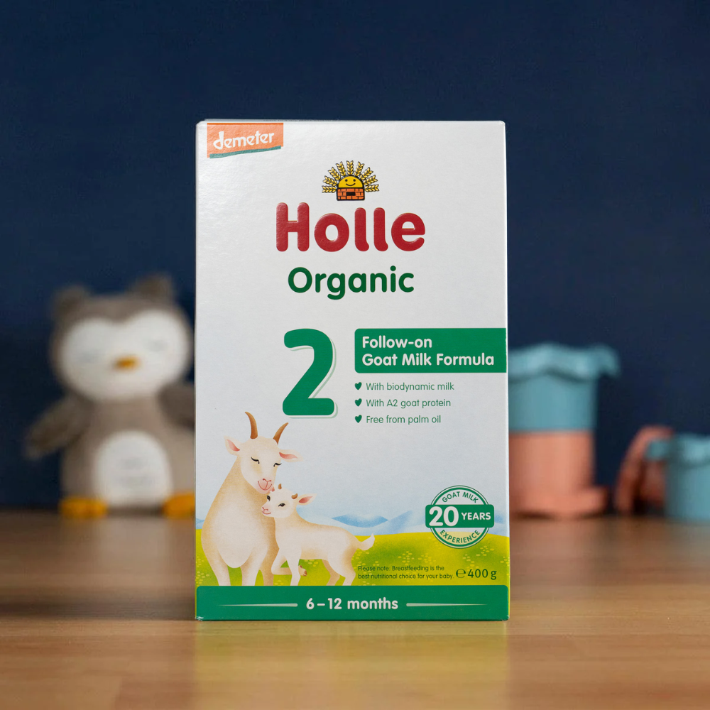 Holle Goat Milk Formula Stage 2 Lactose-Only (6-12 Months): Global Version (400g)