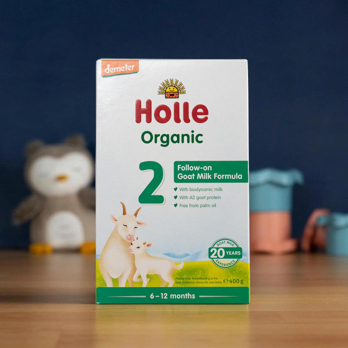 Holle Goat Milk Formula Stage 2 Lactose-Only (6-12 Months): Global Version (400g)