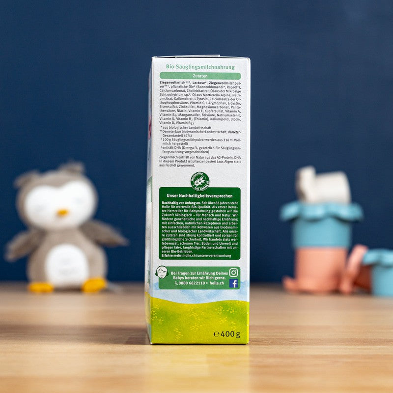 Holle Goat Milk Formula Stage Pre 0+ Months (400g)