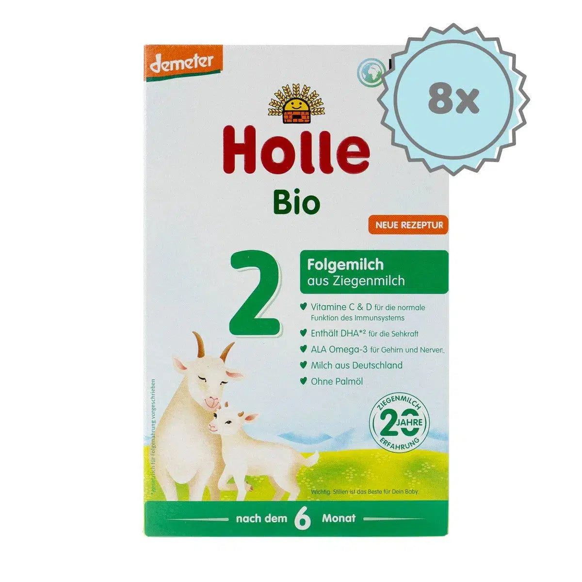Holle Goat Stage 2 (6-12 Months) Milk Formula (400g)