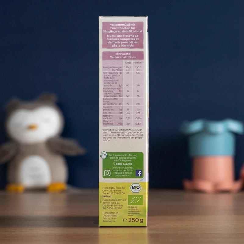Holle Junior Multigrain Muesli with Fruit (10+ Months) - 250g