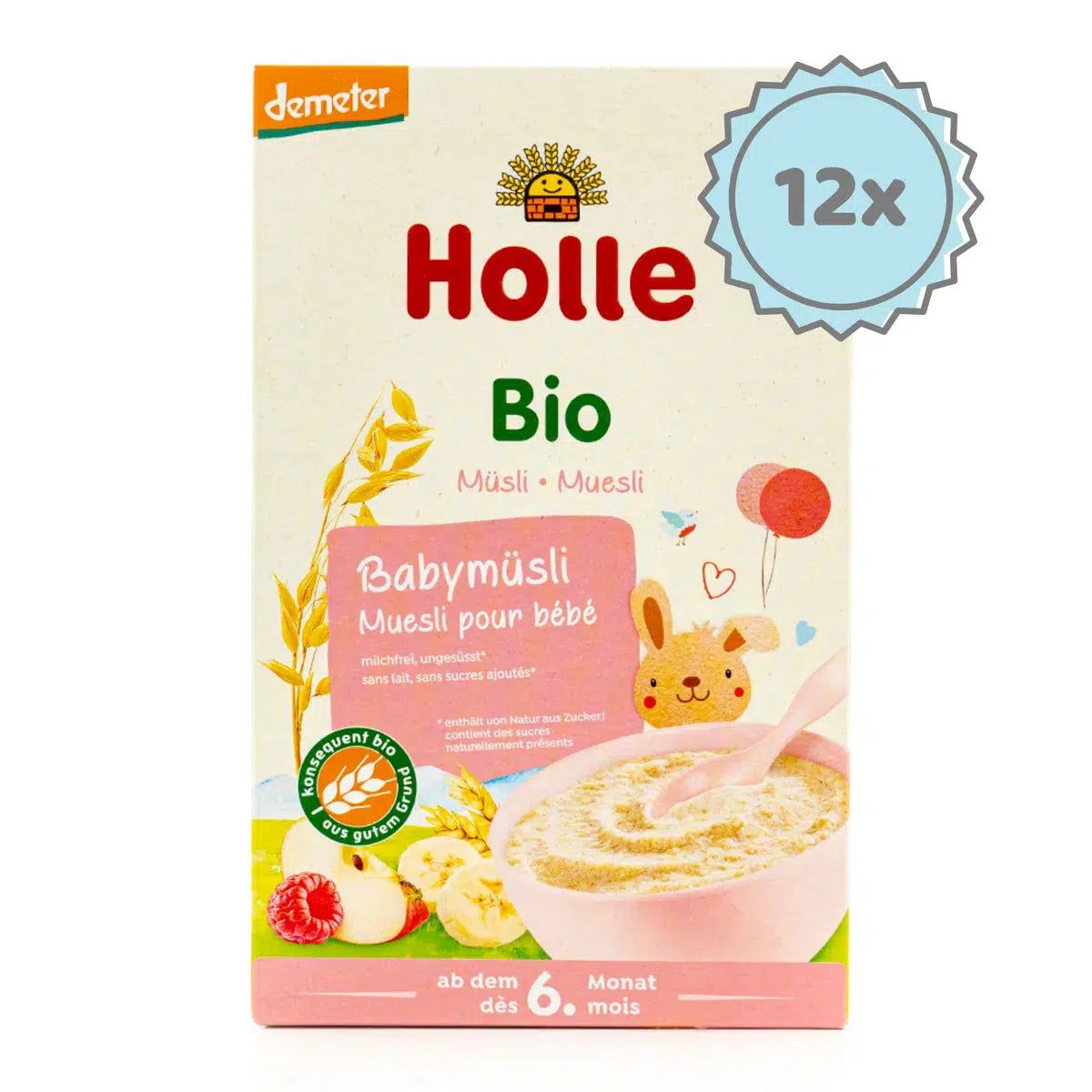 Holle Organic Baby Muesli Porridge (6+ Months) - 250g