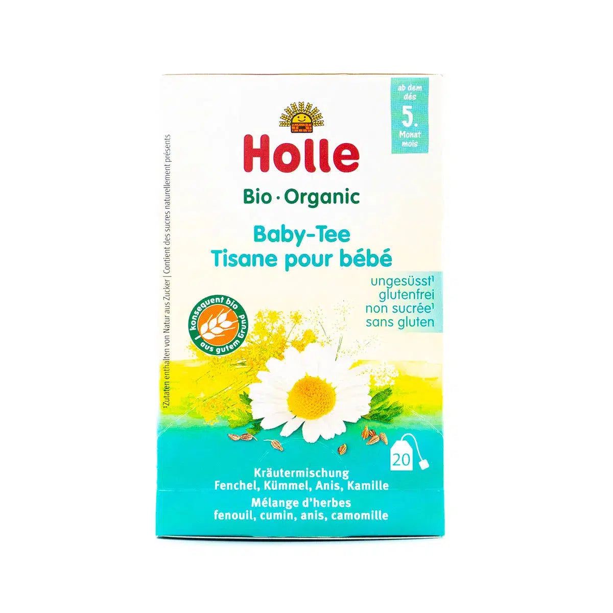 Holle Organic Baby Tea (20 tea bags) - from 5th Month