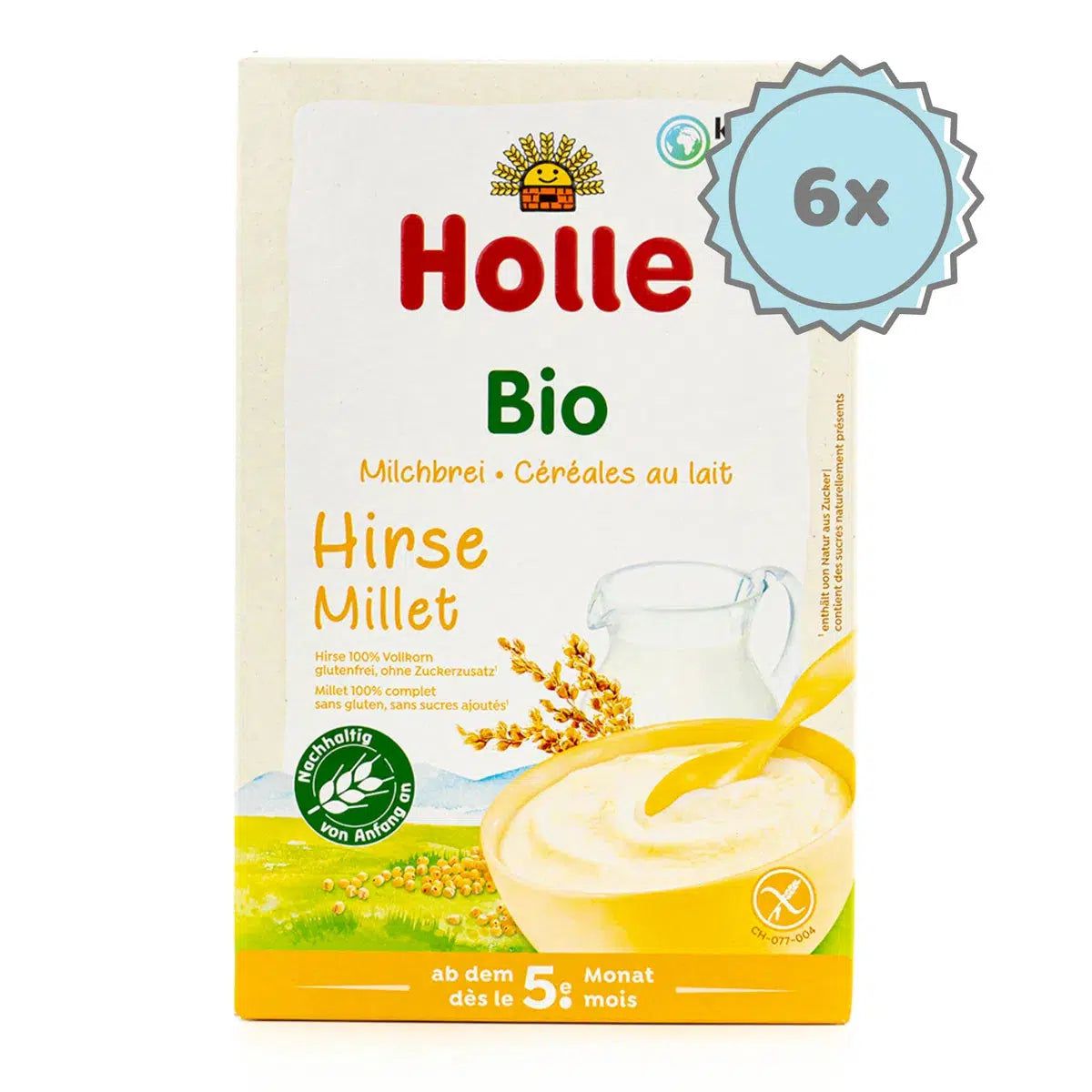 Holle Organic Milk Cereal with Millet (5+ Months) - 250g