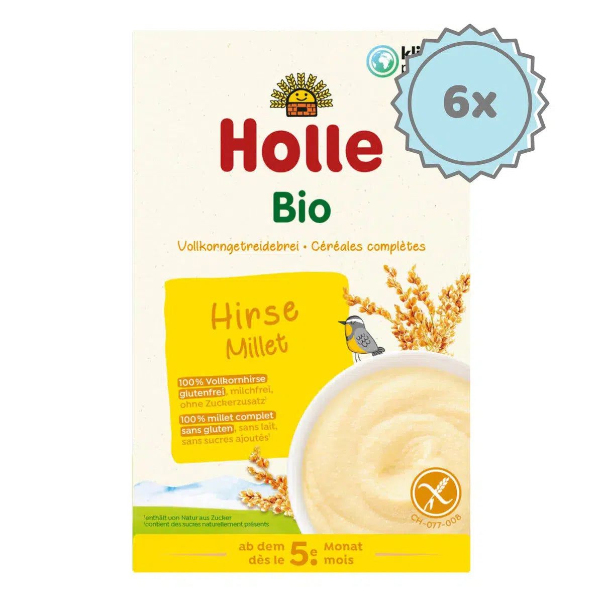 Holle Organic Millet Porridge (5+ Months) - 250g