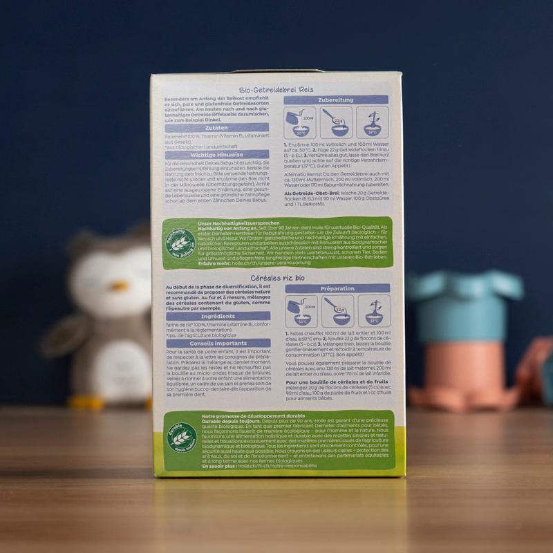 Holle Organic Rice Porridge (5+ Months) - 250g