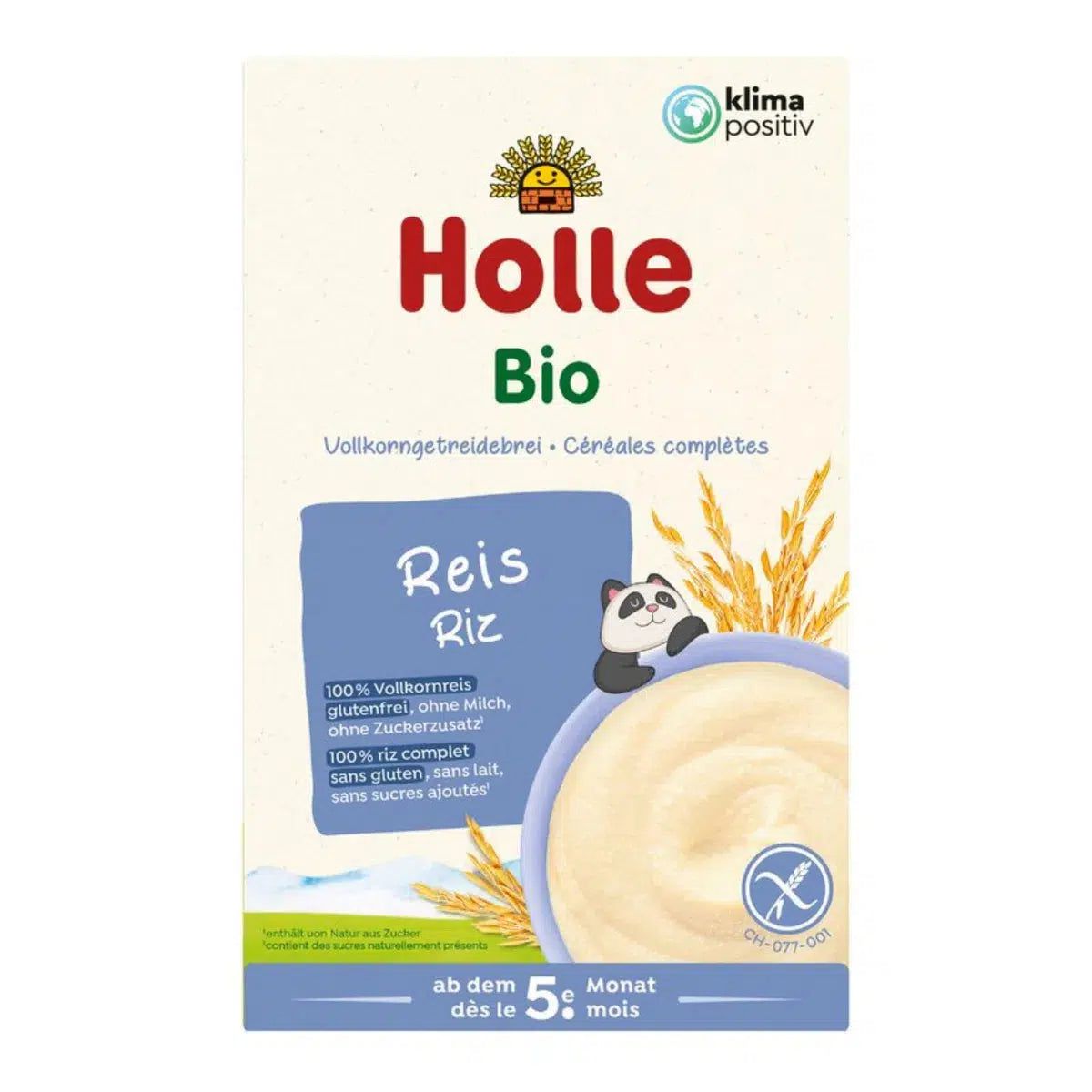 Holle Organic Goat milk porridge blueberry and banana (200g)