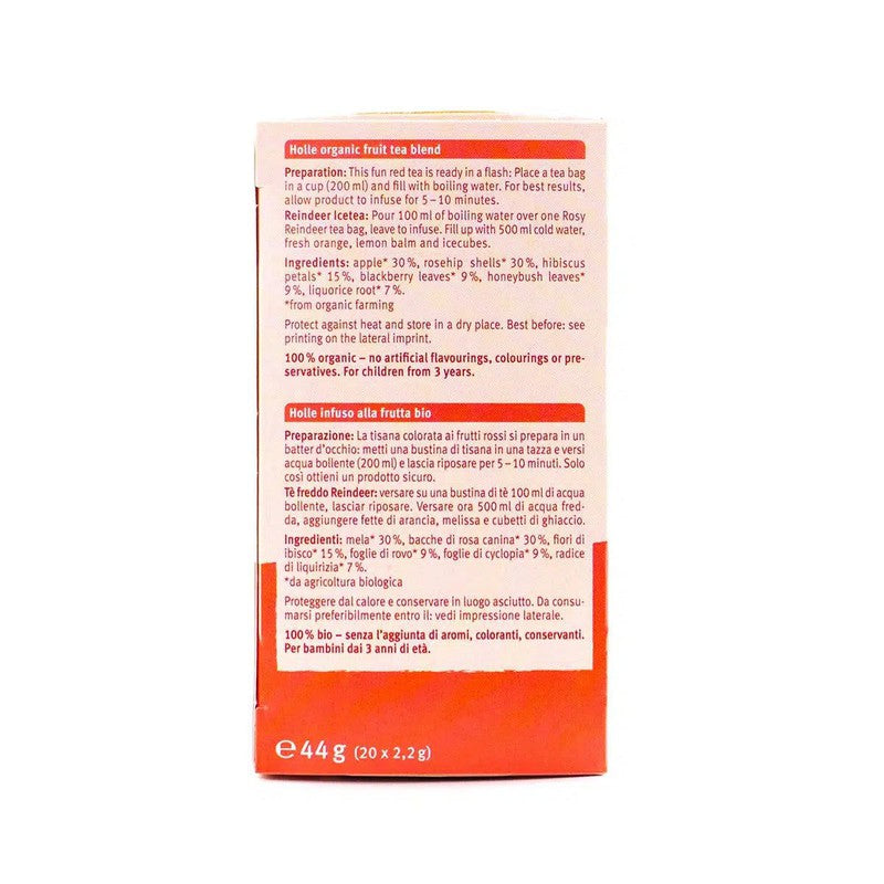 Holle Organic Rosy Reindeer Tea (20 tea bags) - from 3rd year