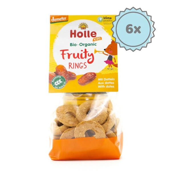 Holle Bio1 5個セット Holle Organic Snack - Dates Fruity Rings | Organic's Best