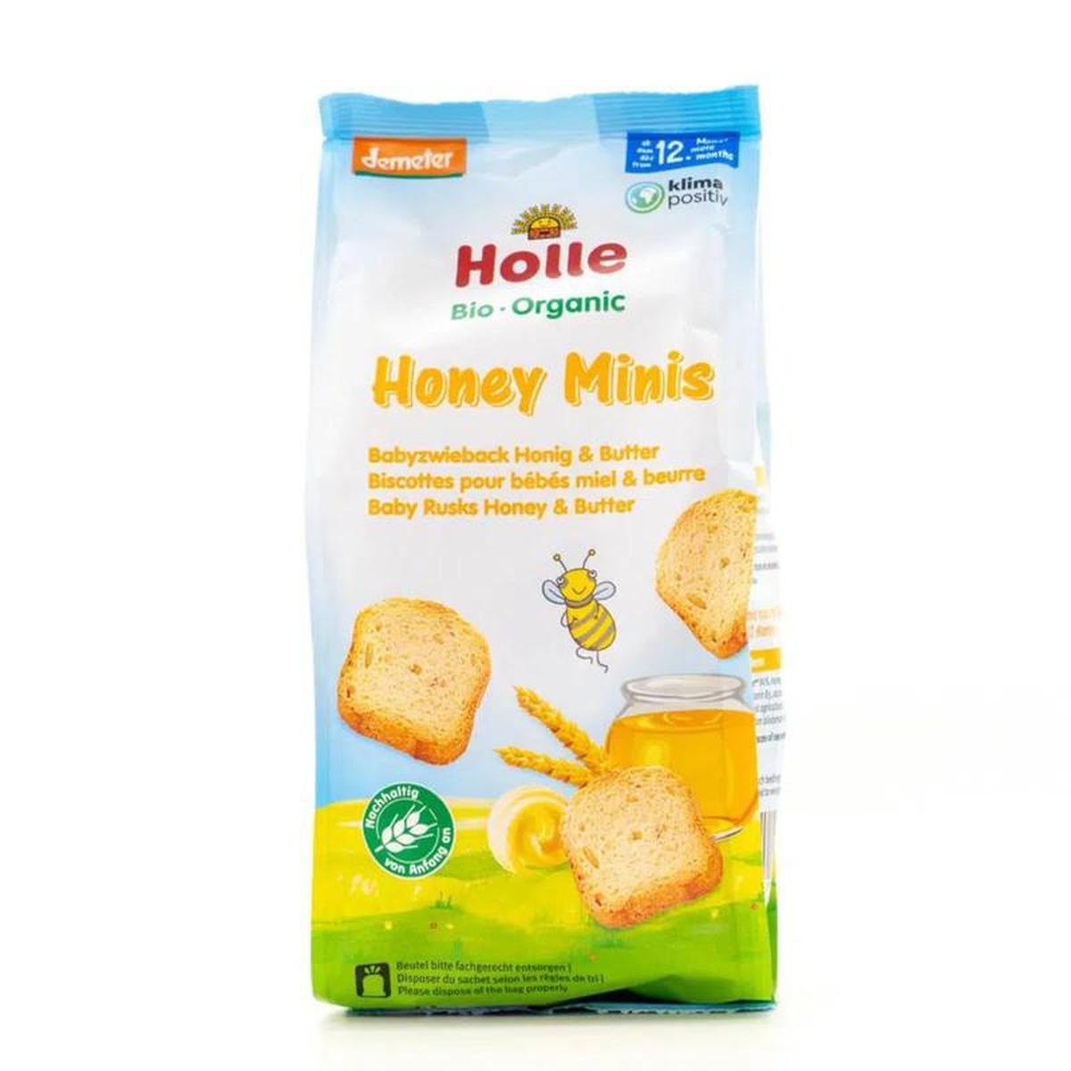 Holle Organic Snack - Mini-Baby Rusks (12+ Months)