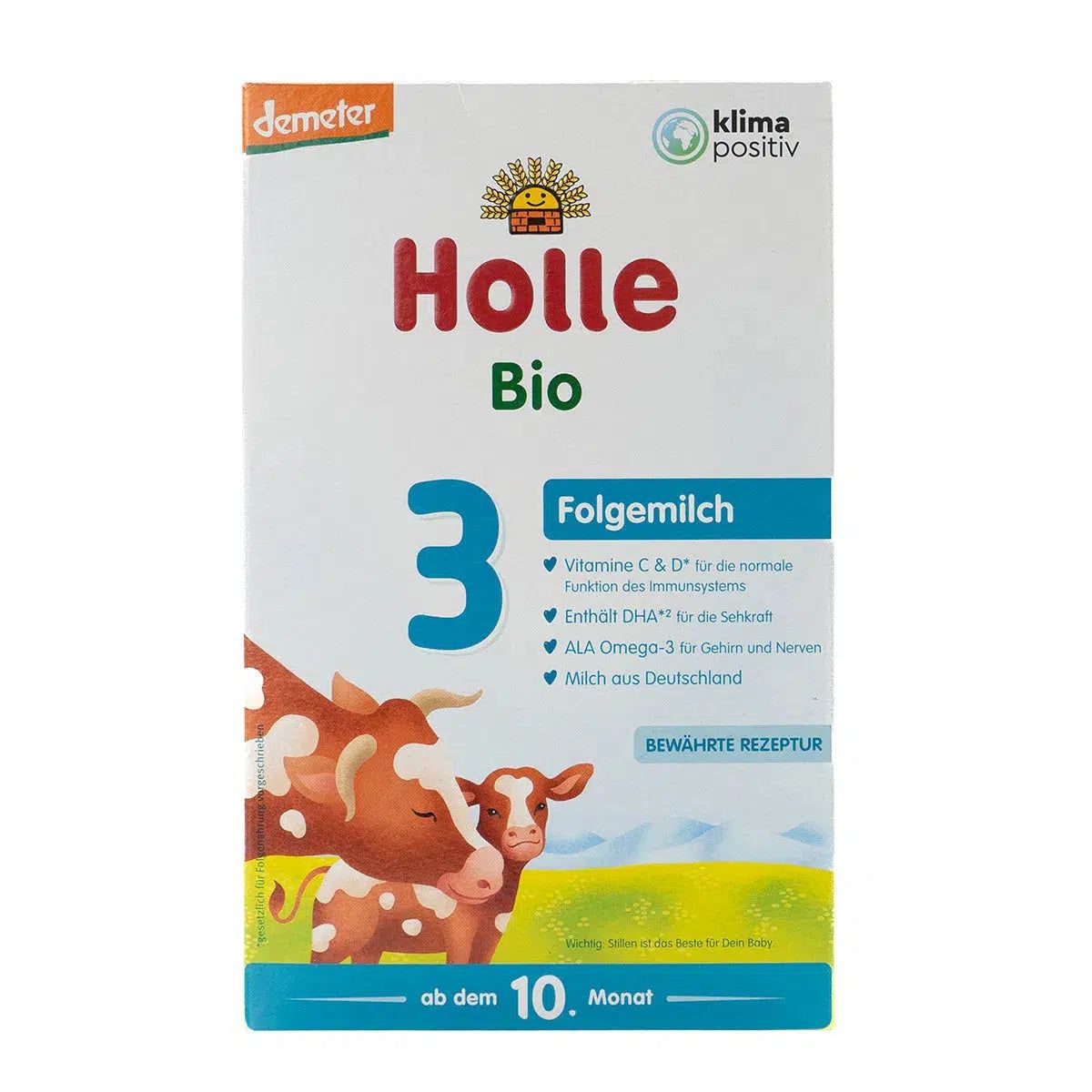 Holle Stage 3 Organic Baby Formula (600g) - 34 Boxes