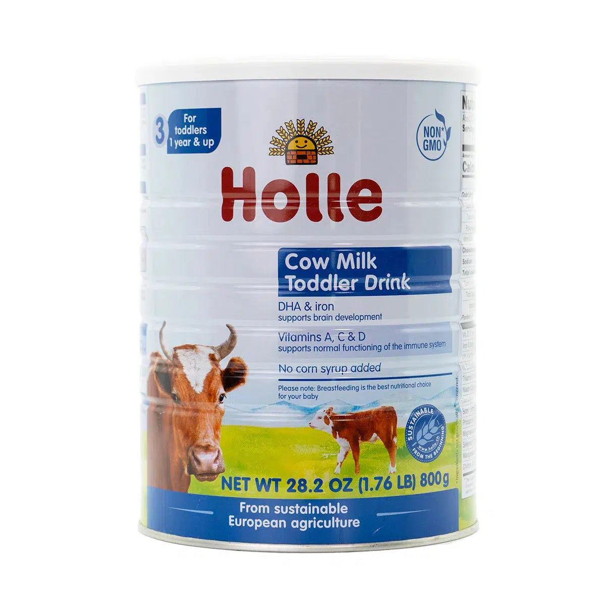 Holle Toddler (12+ Months) Cow Milk Formula: USA Version (800g)