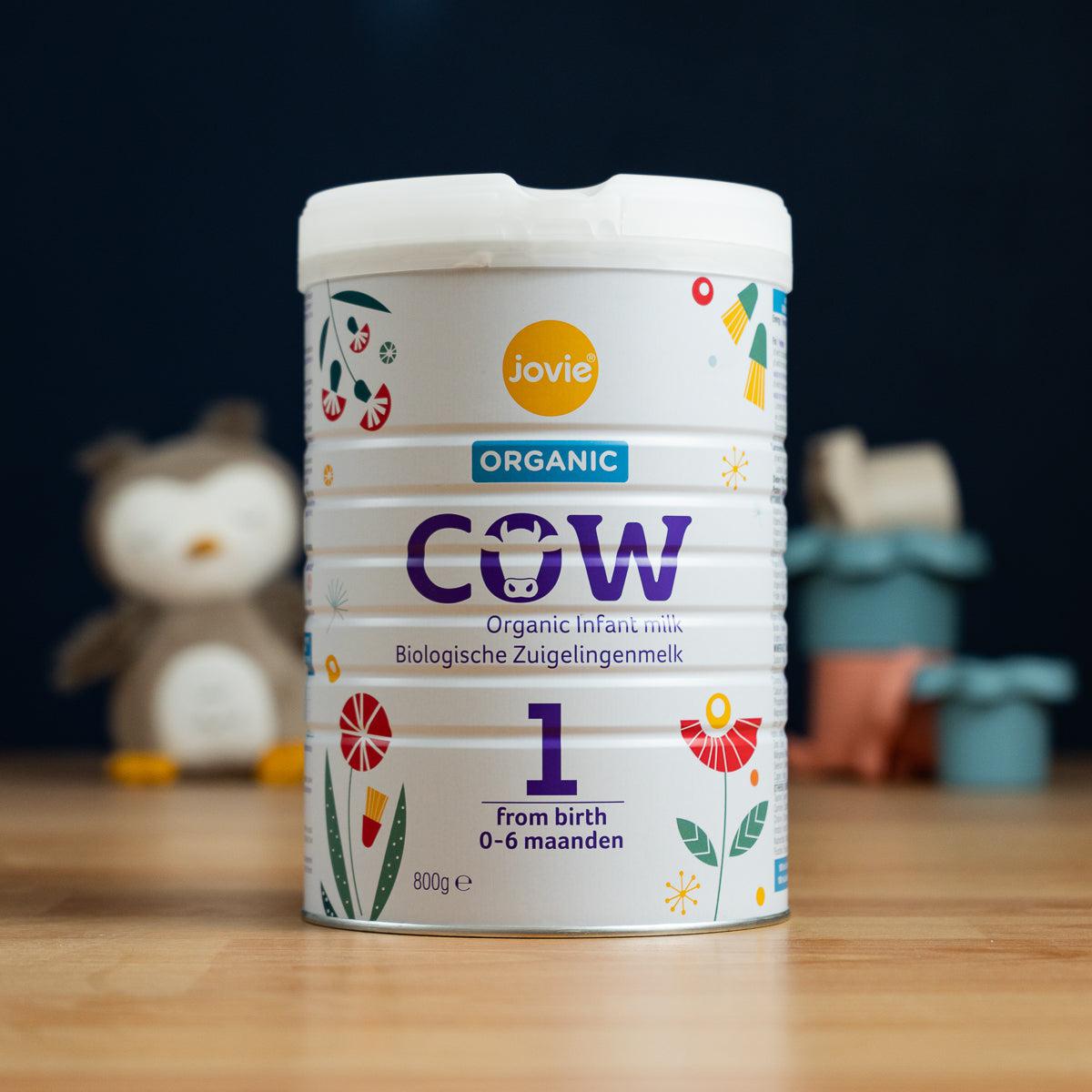 Jovie Stage 1 (0-6 Months) Organic Cow Milk Formula (800g)