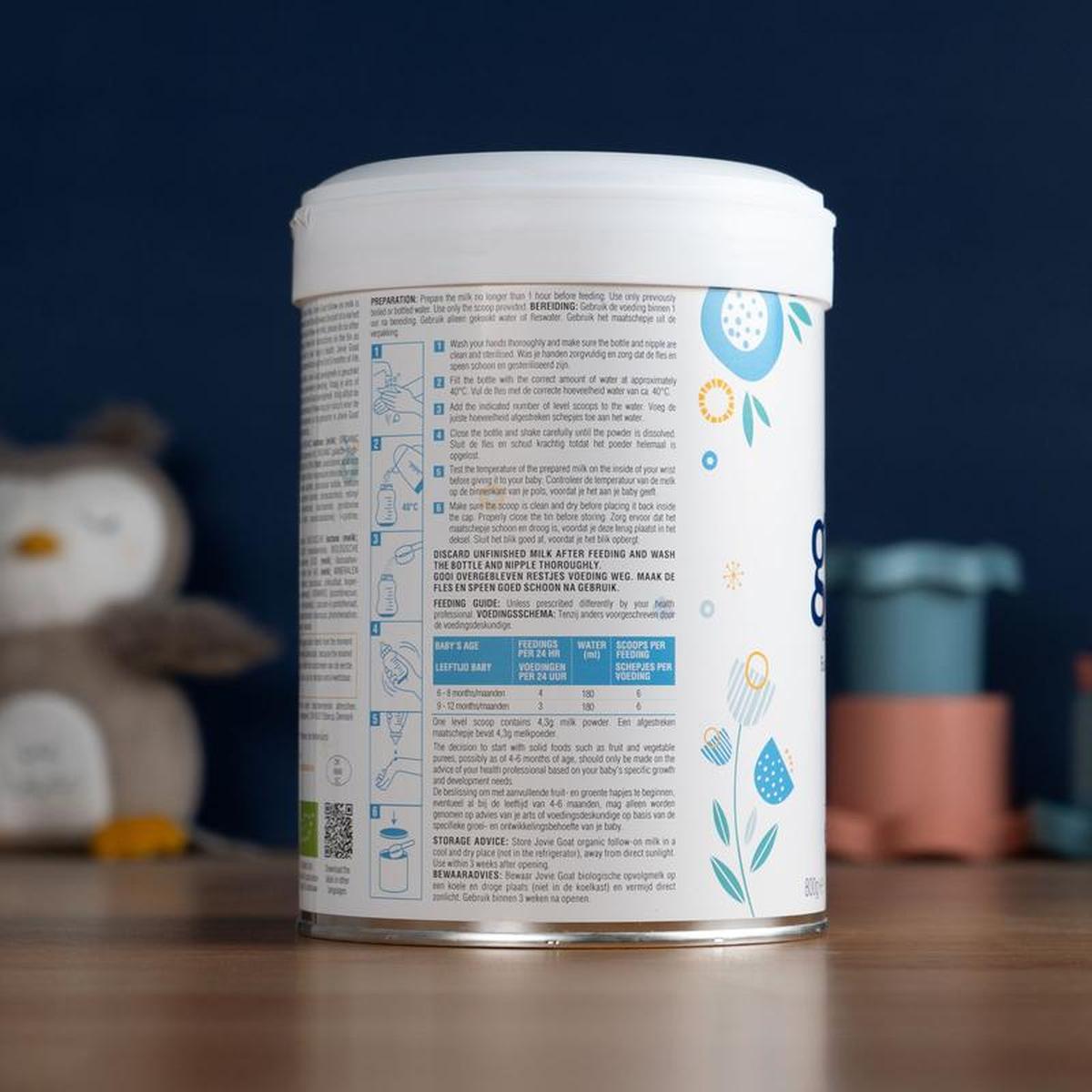 Jovie Stage 2 (6-12 Months) Organic Goat Milk Formula (800g)