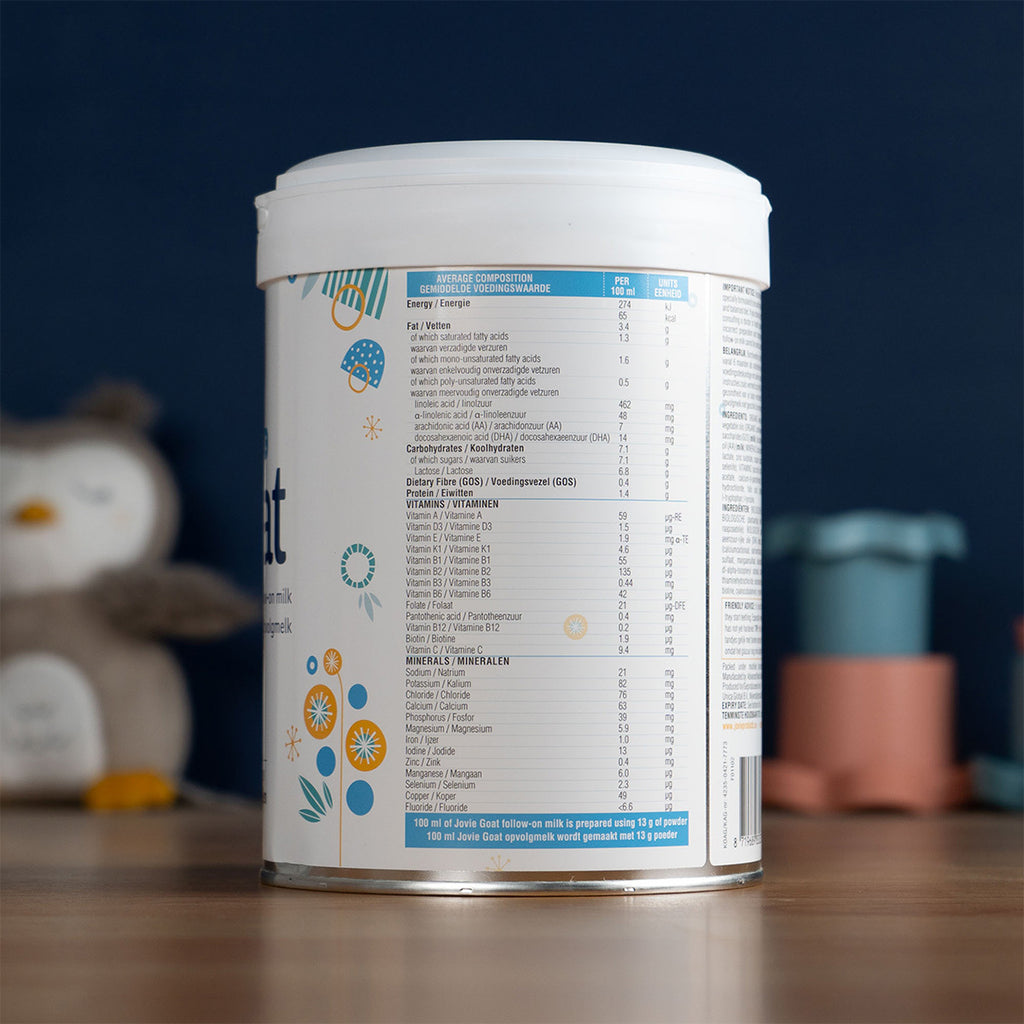 Jovie Stage 2 (6-12 Months) Organic Goat Milk Formula (800g)