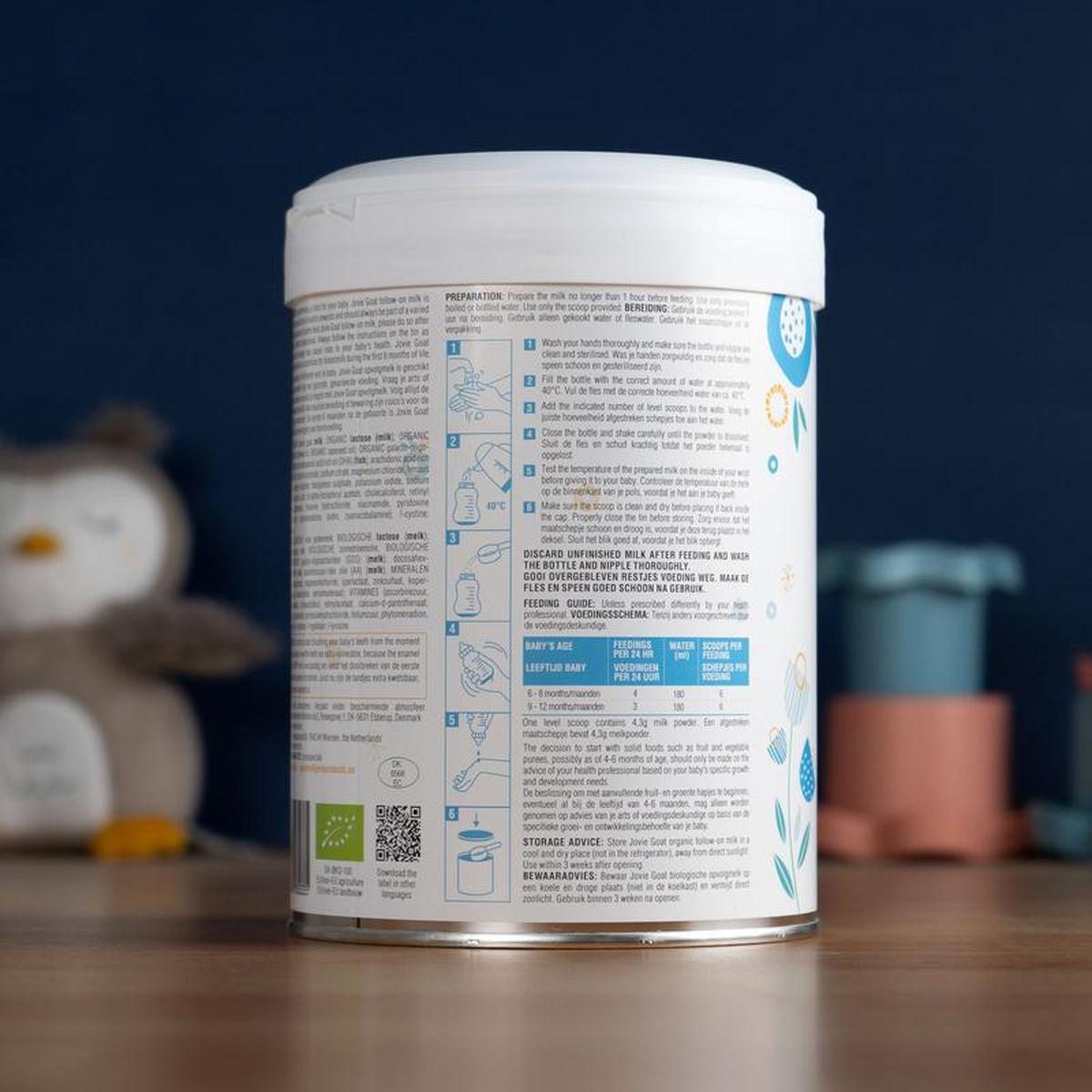 Jovie Stage 2 (6-12 Months) Organic Goat Milk Formula (800g)