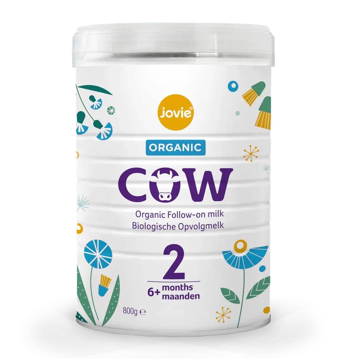Jovie Stage 2 (6+ Months) Organic Cow Milk Formula (800g)