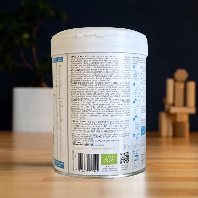 Jovie Stage 3 (10+ Months) Organic Goat Milk Formula (800g)