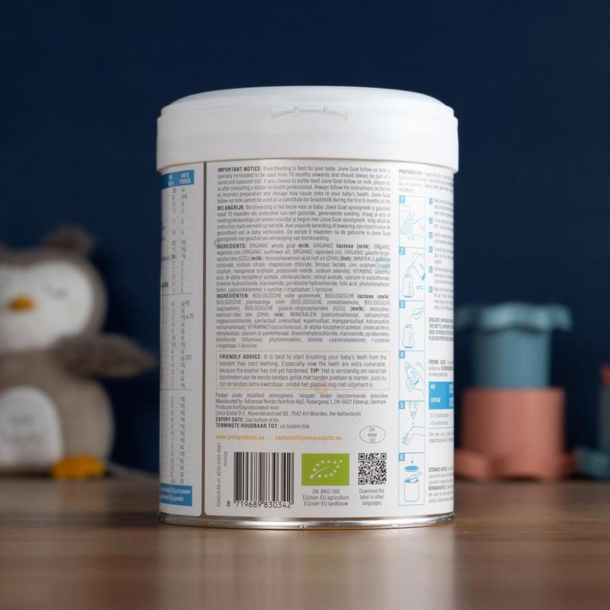 Jovie Stage 3 (10+ Months) Organic Goat Milk Formula (800g)