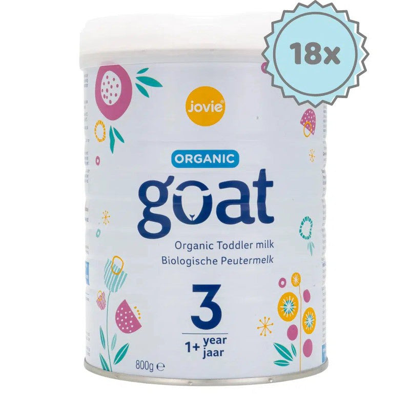 Jovie Stage 3 Organic Goat Milk Formula (800g) - 18 Cans