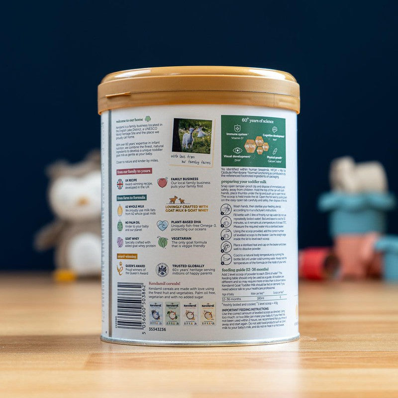 Kendamil Goat Stage 3 (12+ Months) Toddler Milk Formula (800g): UK Version