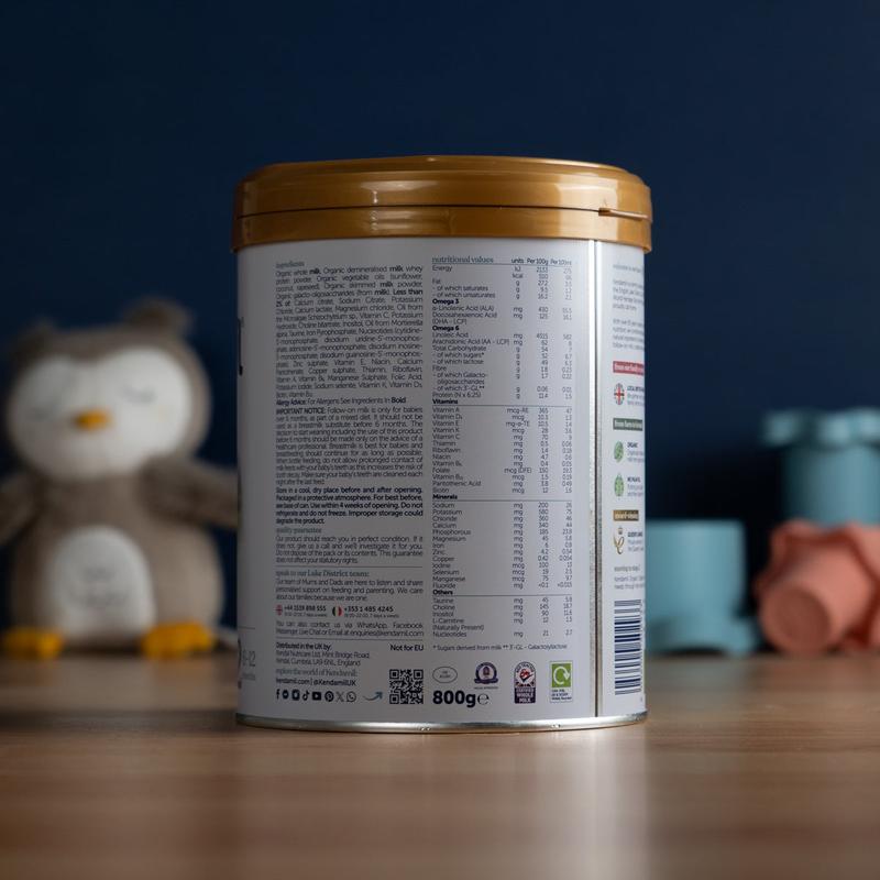 Kendamil Organic Stage 2 (6-12 Months) Follow-on Milk Formula (800g): UK Version