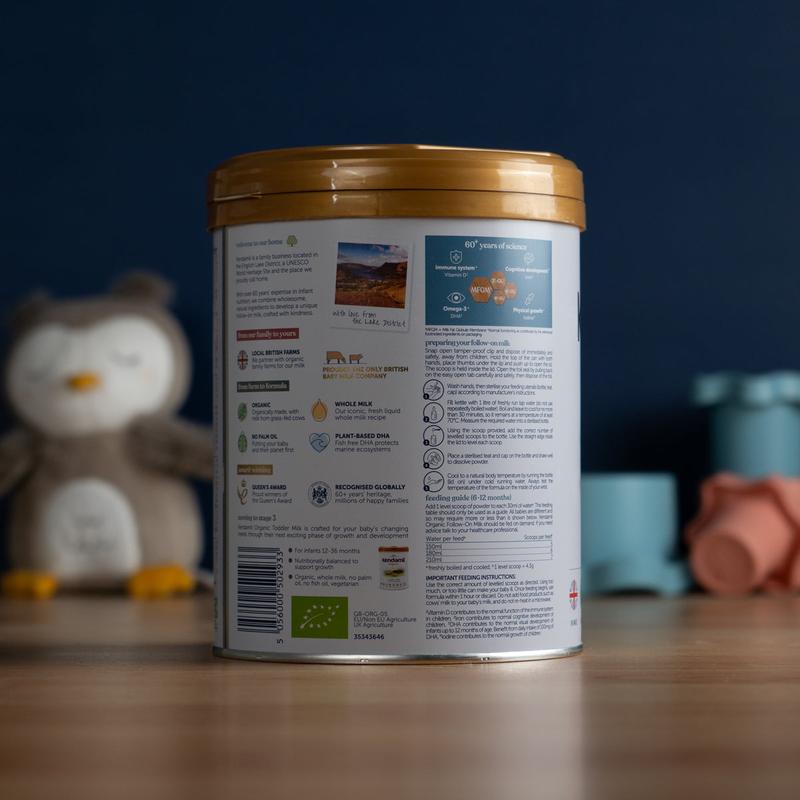 Kendamil Organic Stage 2 (6-12 Months) Follow-on Milk Formula (800g): UK Version