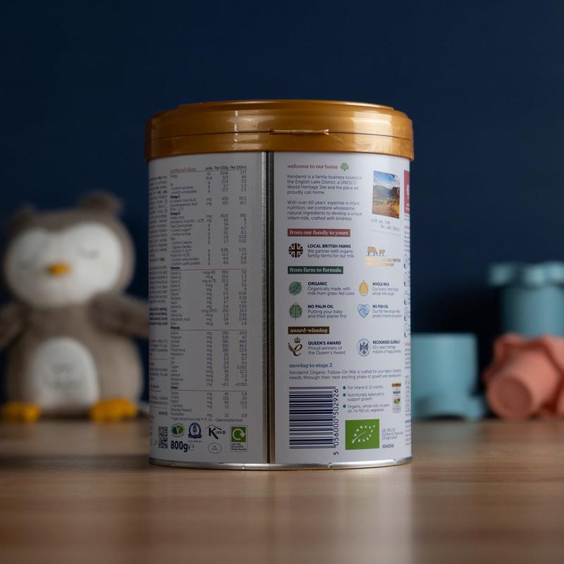 Kendamil Stage 1 (0-6 Months) Organic First Infant Milk Formula (800g)