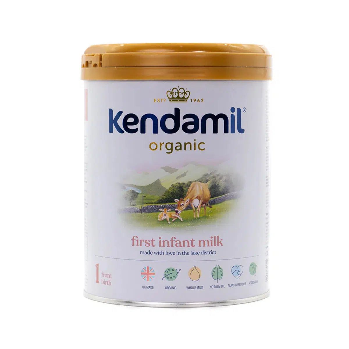 Kendamil Stage 1 (0-6 Months) Organic First Infant Milk Formula (800g)