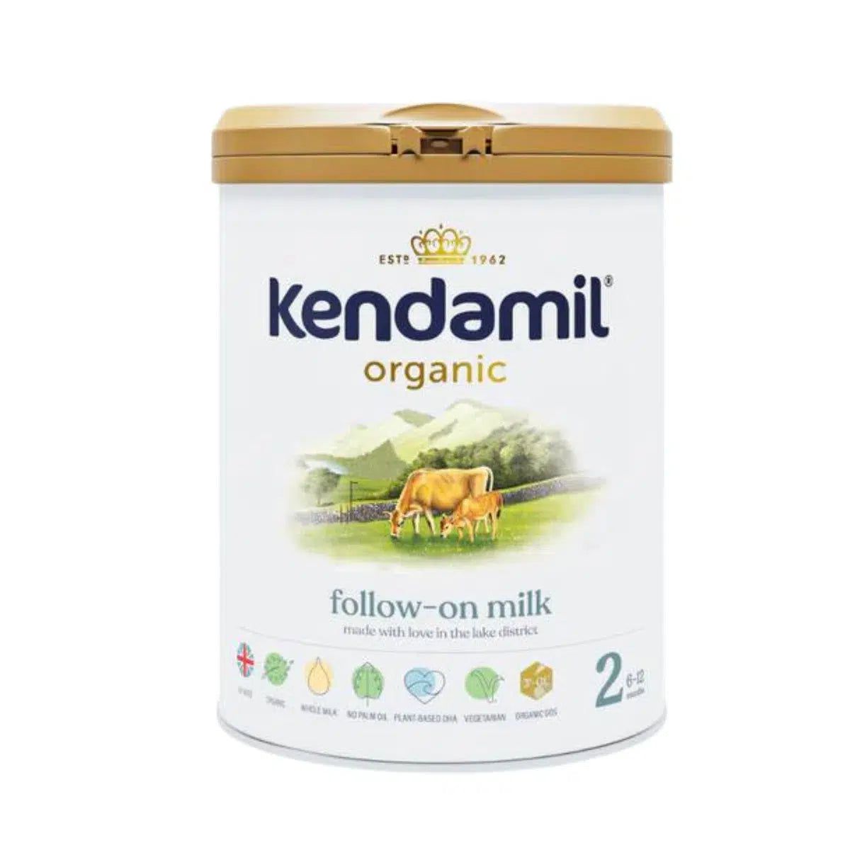 Kendamil Stage 2 (6-12 Months) Organic Milk Formula (800g)