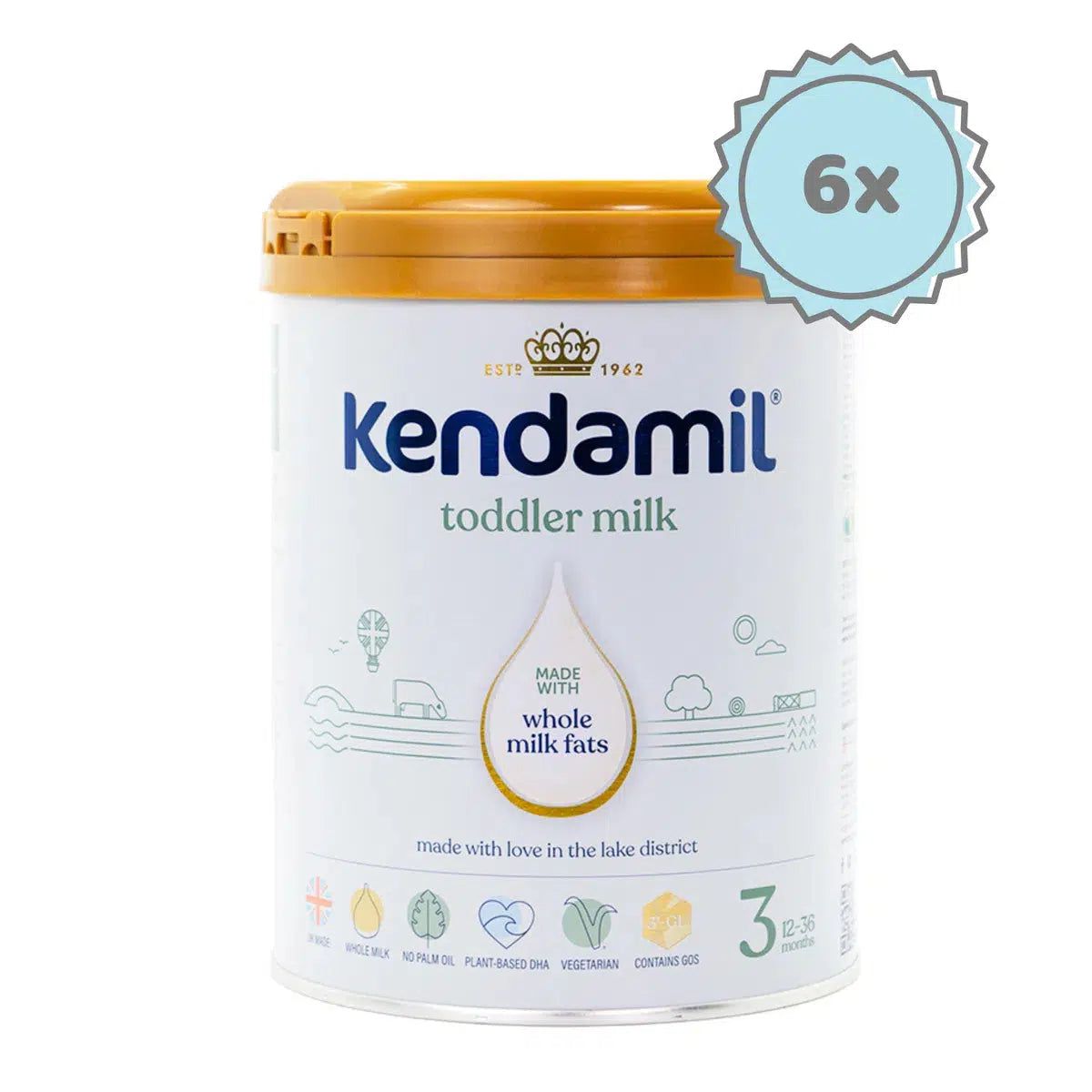 Kendamil Stage 3 (12+ Months) Classic Milk Formula (800g)