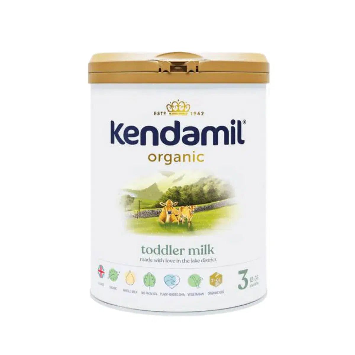 Kendamil Stage 3 (12+ Months) Organic Milk Formula (800g)
