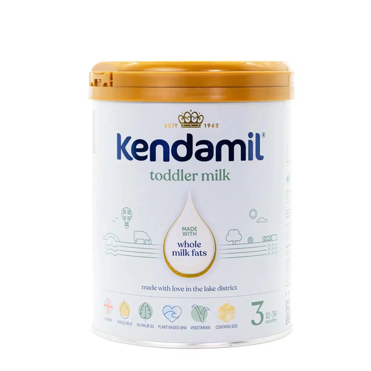 Kendamil Stage 3 Classic Milk Formula (800g) - 24 Cans
