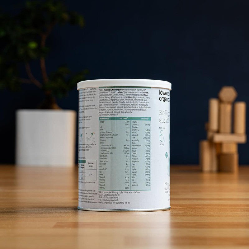 Löwenzahn Whole Cow's Milk Stage 2 (6-12 Months) Follow-On Formula (400g)