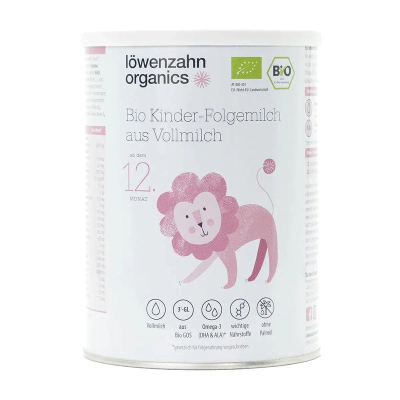 Löwenzahn Whole Cow's Milk Stage 3 | European Toddler Follow-On  Baby Formula | 6 cans