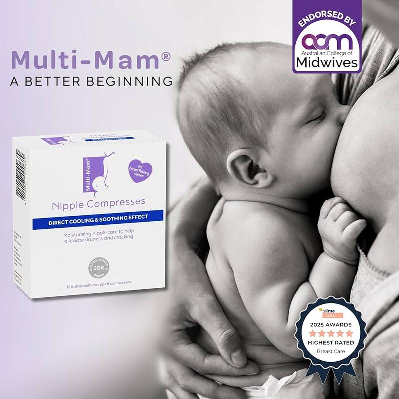 Multi-Mam Breastfeeding Compresses - 12 pieces