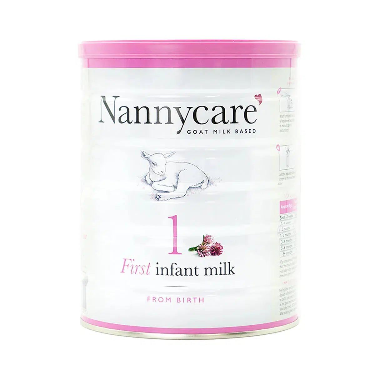 Nannycare Stage 1 (0-6 Months) Goat Milk Formula (900g)