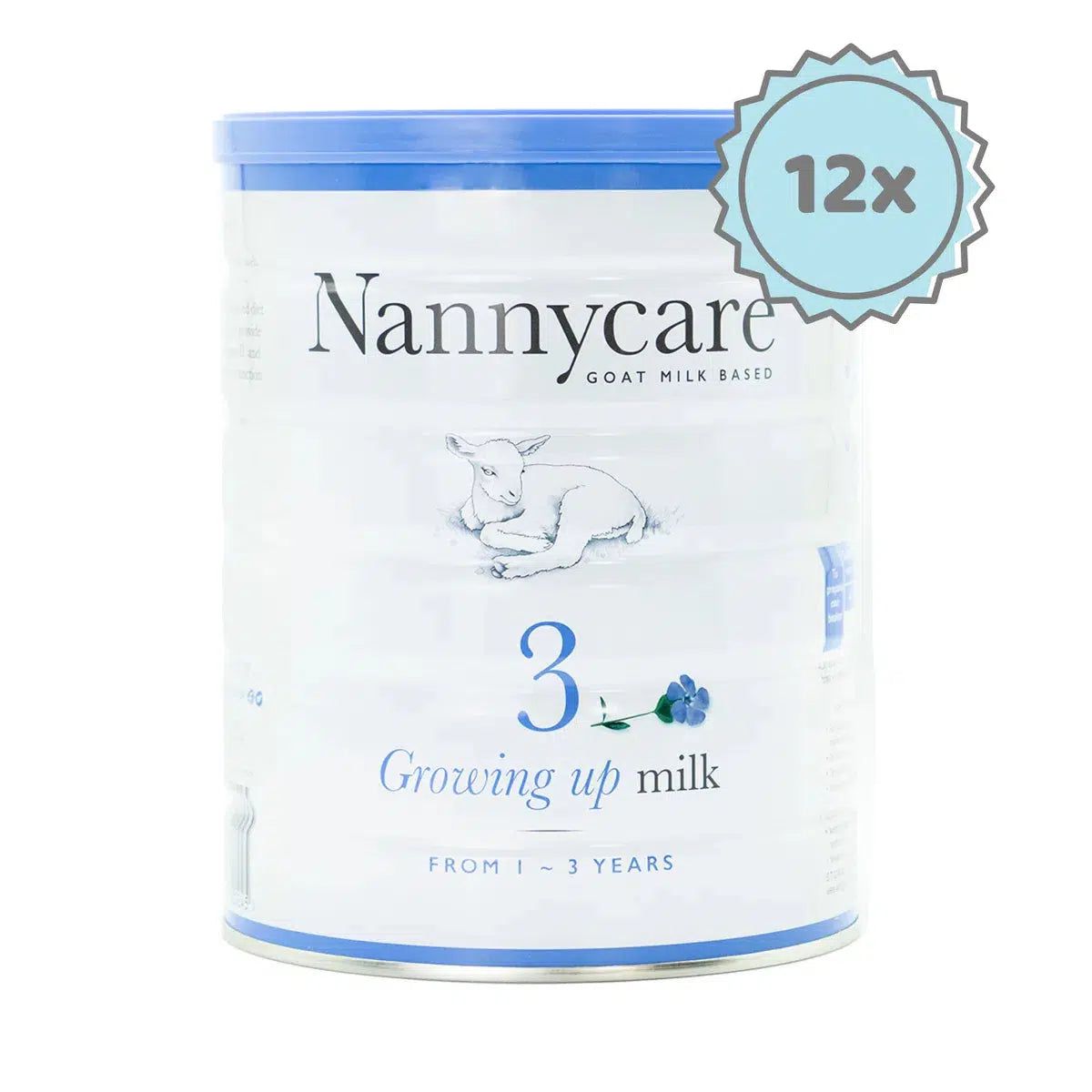 Nannycare Stage 3 (12+ Months) Goat Milk Toddler Formula | Organic European Baby Formula - 12 cans