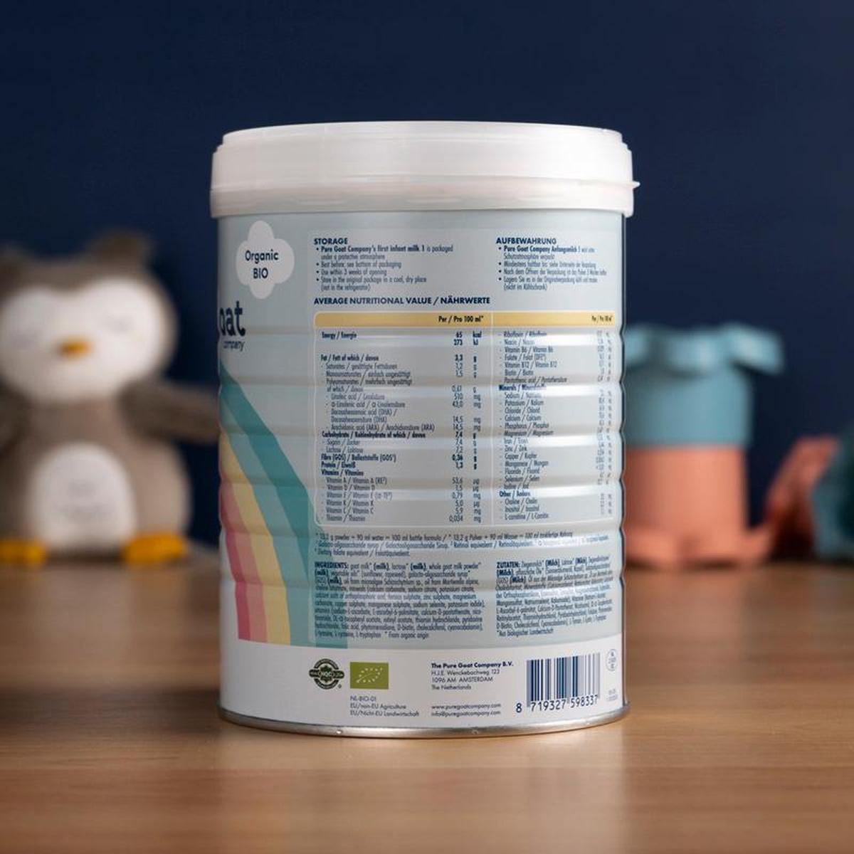 Pure Goat Stage 1 | Organic Infant Formula