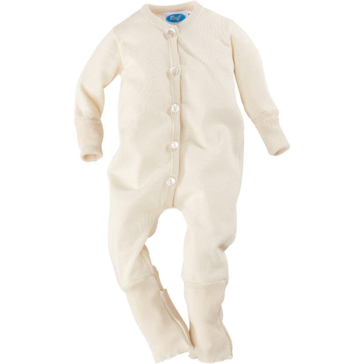 Reiff Organic Wool & Silk Terry Baby Romper (0+ Months)